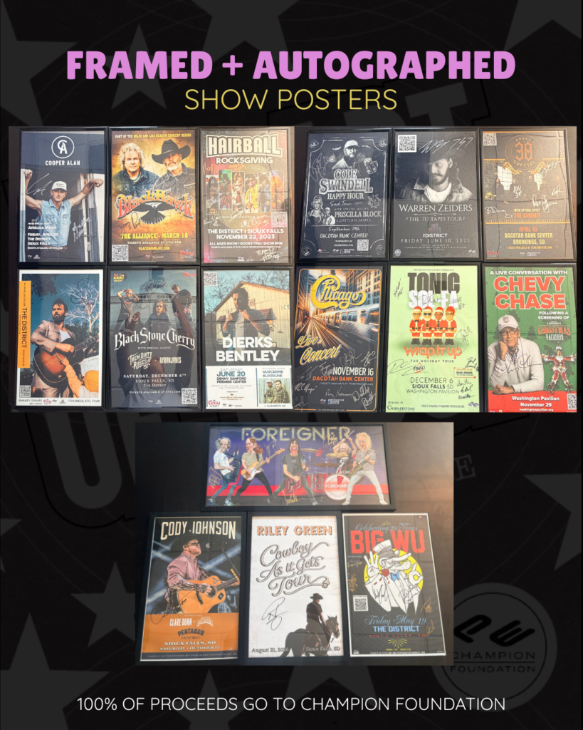 Framed and Autographed photos