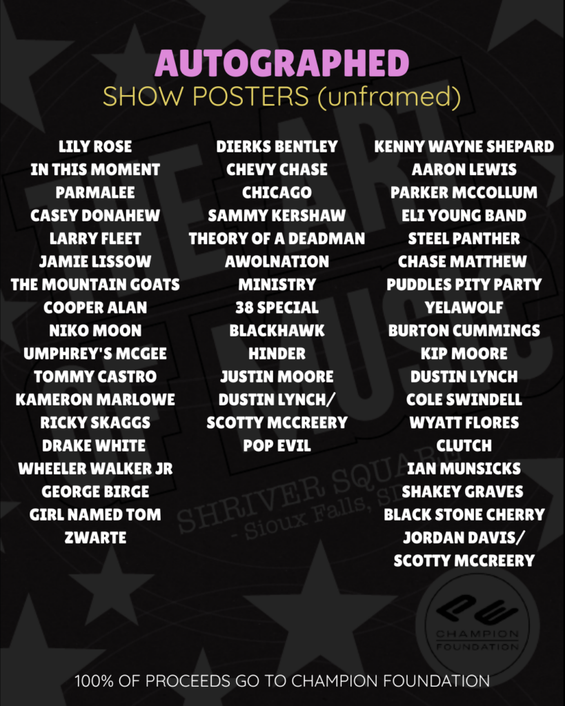 Unframed Autographed